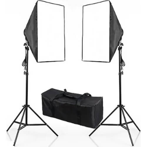 Fototek 50 x 70 cm Softbox 2'li Sürekli Işık