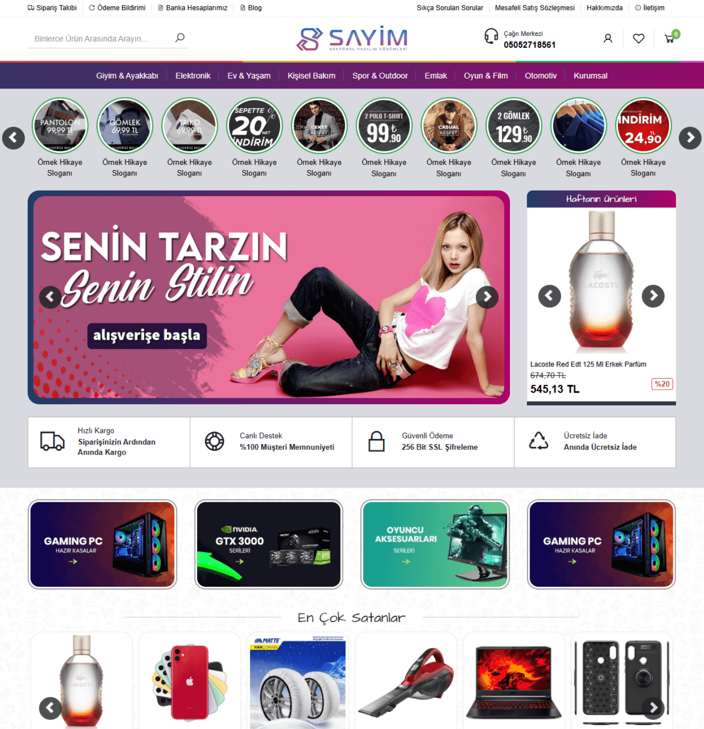E-Ticaret Yazılım Paketi