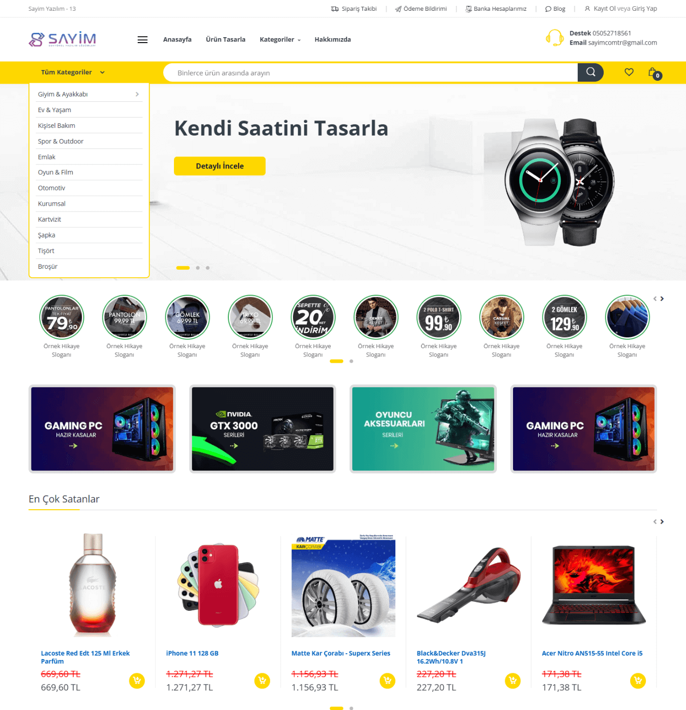 E-Ticaret Yazılım Paketi