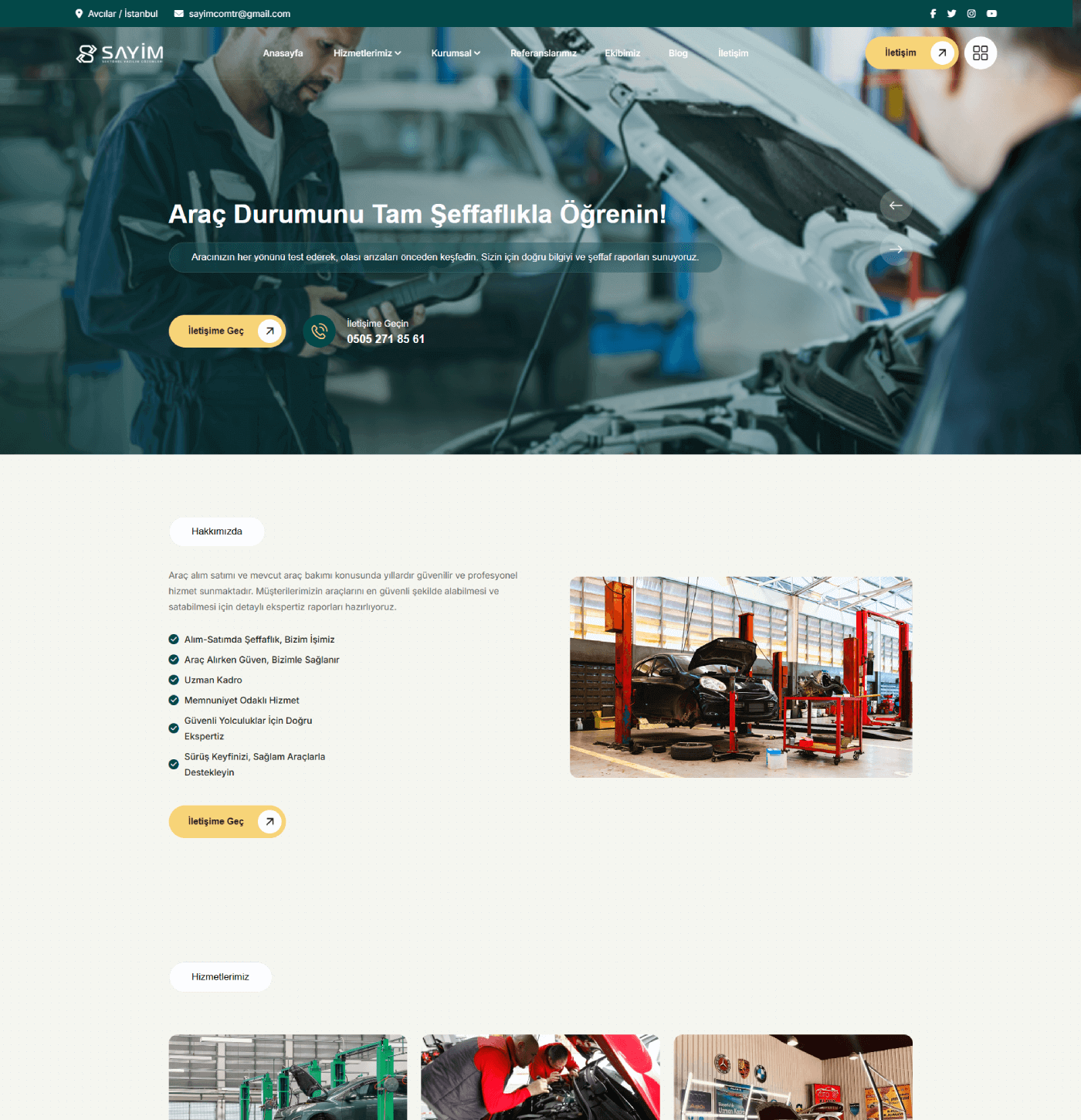 Araç Bakım Kurumsal Yazılım